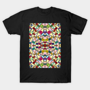 Psychedelic Abstract colourful work 200 T-Shirt